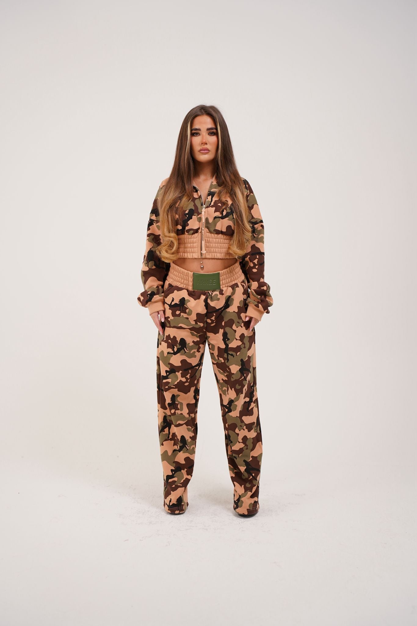 ARMÉE GIRL TRACKSUIT - TROUSERS (MOCHA BROWN)