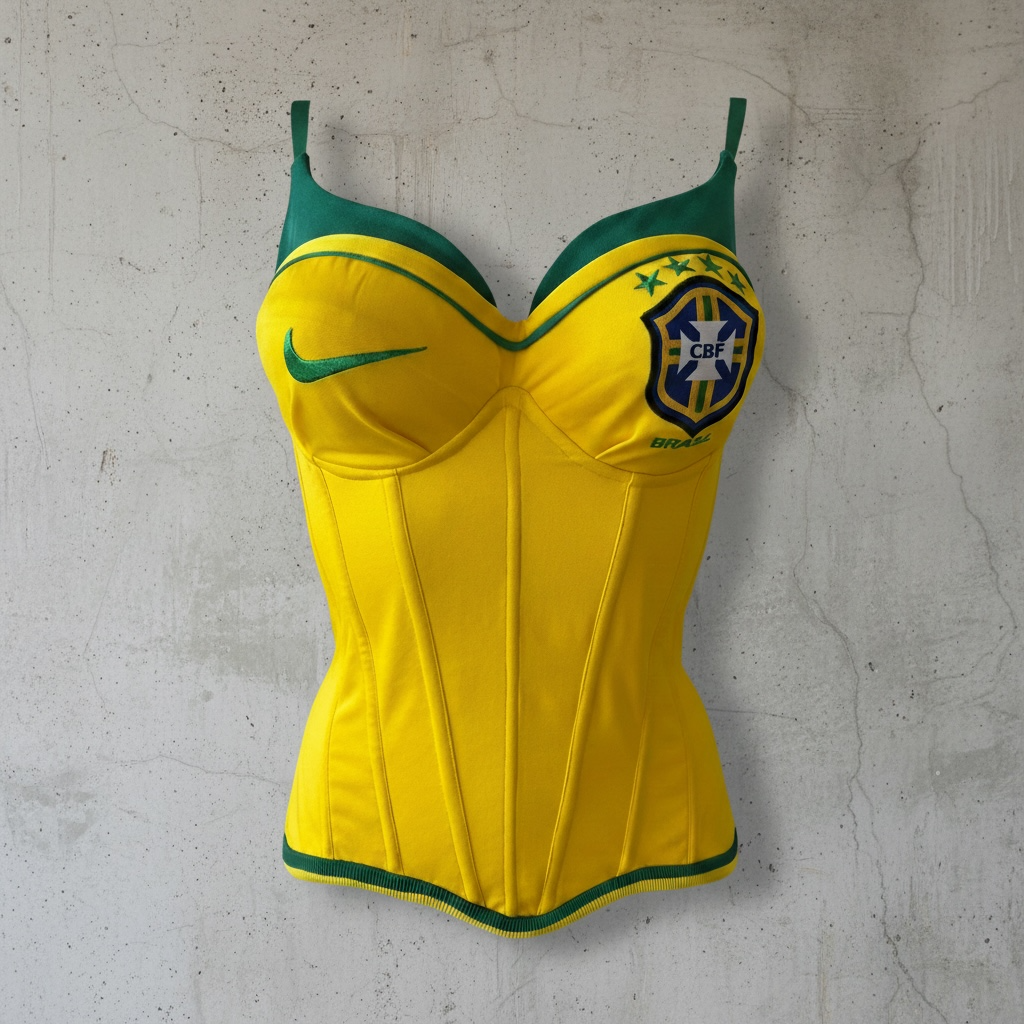 BRAZIL | REWORKED SOCCER CORSET