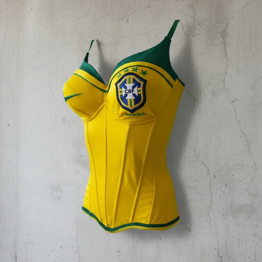 BRAZIL | REWORKED SOCCER CORSET