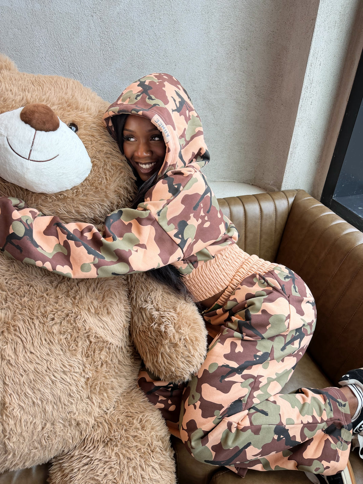ARMÉE GIRL TRACKSUIT - TROUSERS (MOCHA BROWN)
