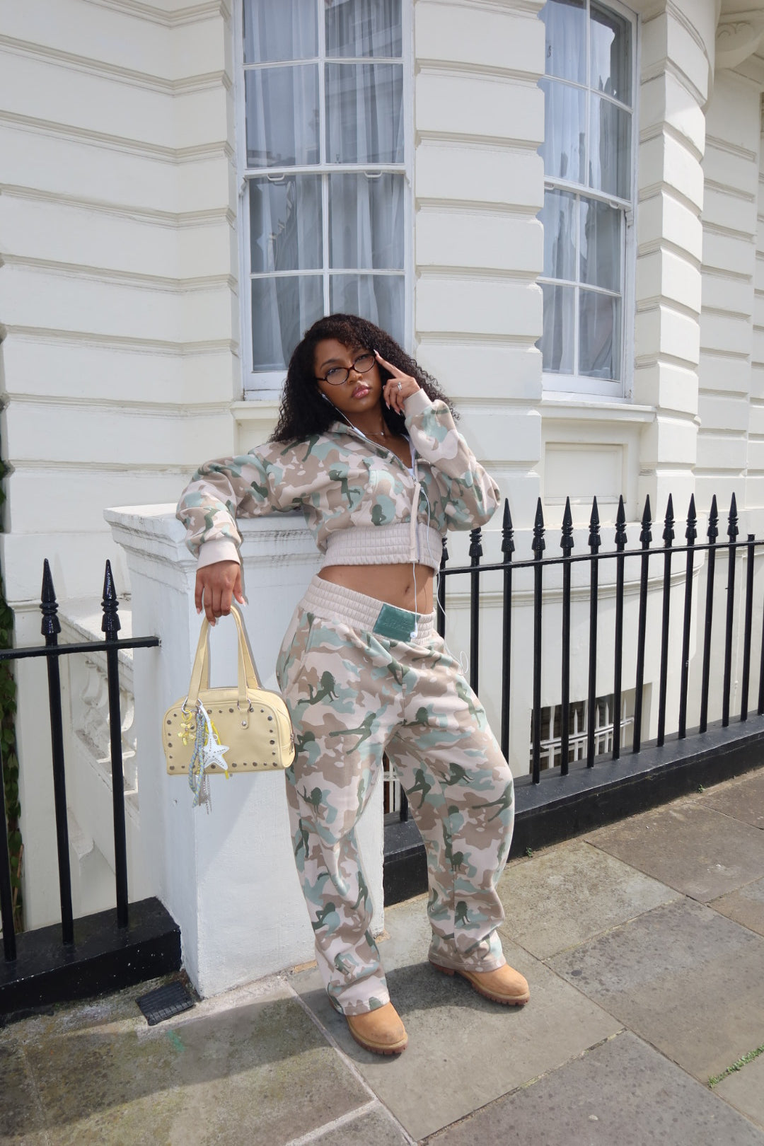 ARMÉE GIRL TRACKSUIT - TROUSERS (SAGE GREEN)