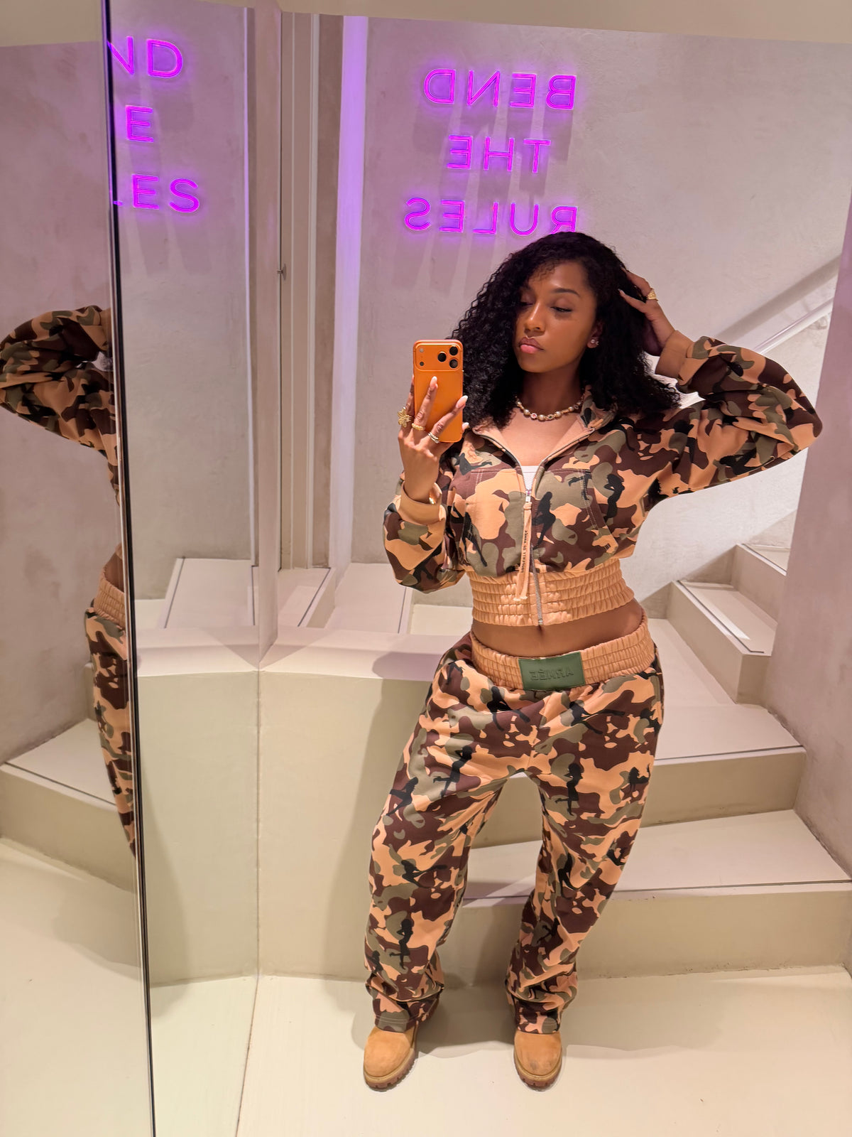 ARMÉE GIRL TRACKSUIT - TROUSERS (MOCHA BROWN)